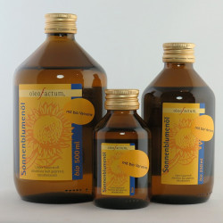Bio Sonnenblumenöl mit Verveine frisch gepresst