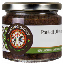 Gusta la Sicilia - Schwarze Oliven Paste