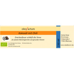 Bio Kokosöl mit Chili