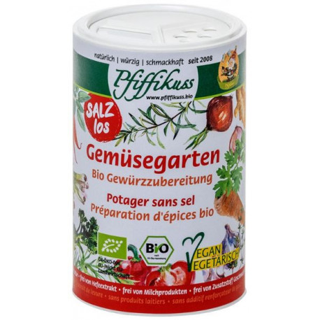 Bio Gewürzmischung Gemüsegarten ohne Salz 60 g Dose