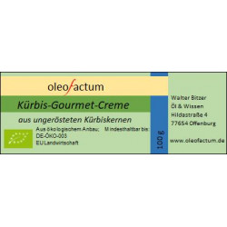 Bio Gourmet Creme - Kürbiskern 100 g