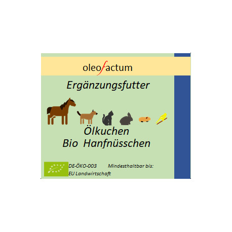 Ölkuchen von Hanfnüsschen für Tiere