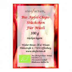 Apfel-Chips - knusprig-süss, Natur pur 200 g