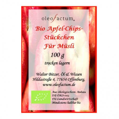 Apfel-Chips - knusprig-süss, Natur pur 200 g