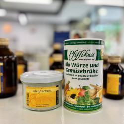 Kokosöl 230 ml mit Pfiffikus Streuewürze 250 g