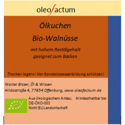 Ölkuchen von Sonnenblumen