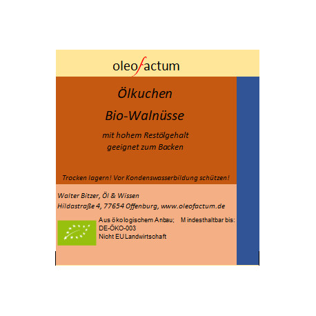 Ölkuchen von Sonnenblumen