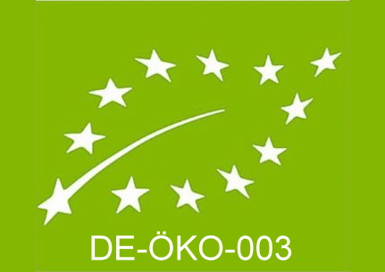 Wir sind zertifiziert nach DE-ÖKO-003